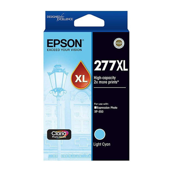 EPSON 277XL Light Cyan Ink Cartridge, High Capacity, Claria Photo HD