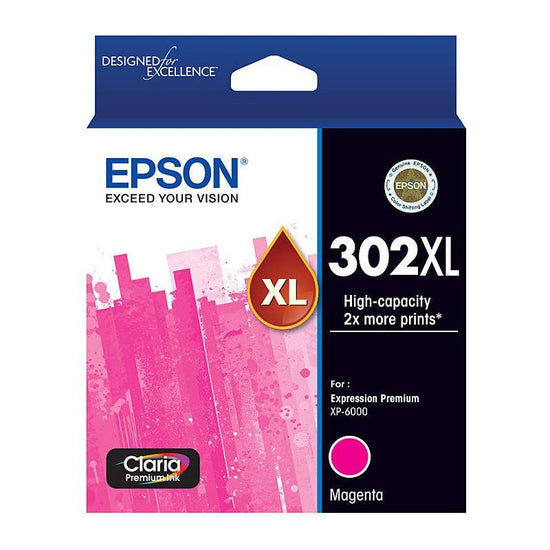 EPSON 302XL Magenta Ink Cartridge