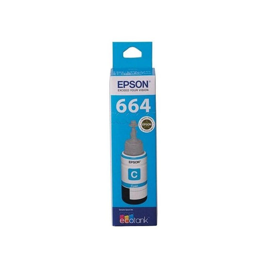 EPSON T664 Cyan EcoTank Bottle
