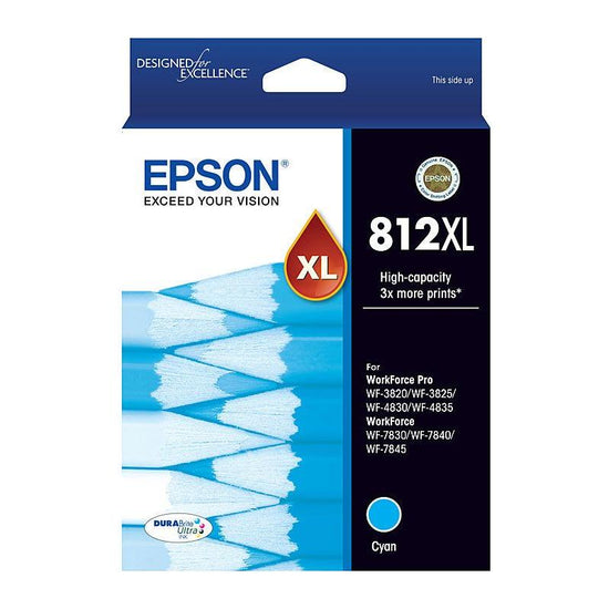 EPSON 812XL Cyan Ink Cartridge