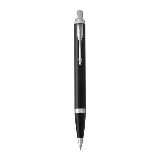 PARKER IM Black ChrTrm Ball Pen Md Blu