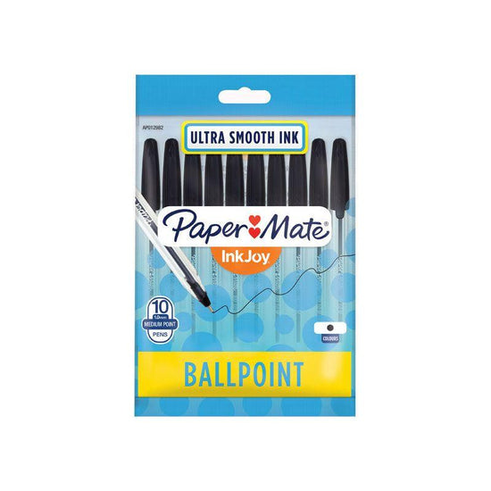 PAPER MATE Inkjoy100ST Ball Pen BlackPack 10 Box of 12