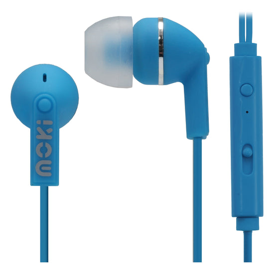 MOKI Noise Isolation Earbuds with mic & control