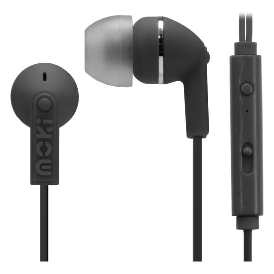 MOKI Noise Isolation Earbuds with mic & control