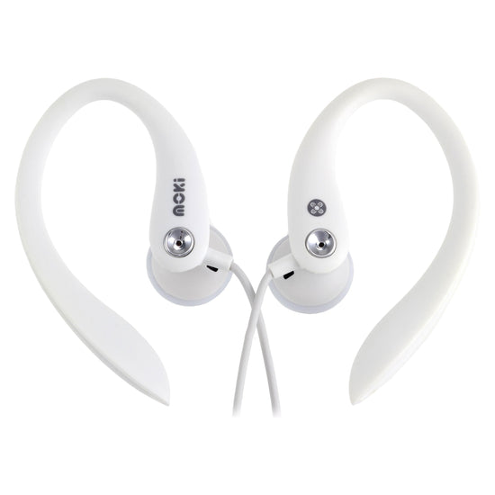 MOKI Sports Earphones White