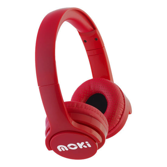 MOKI Brites Bluetooth Headphones Red