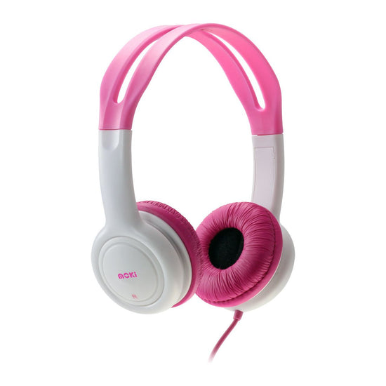 MOKI Volume Limited Kids Pink Headphones