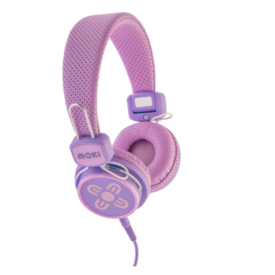 MOKI Kid Safe Pink & Purple Headphones