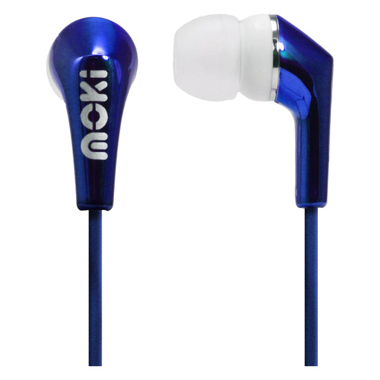 MOKI Metallics Earphone - Blue