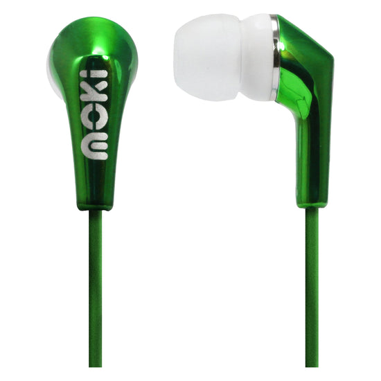 MOKI Metallics Earphone - GREEN