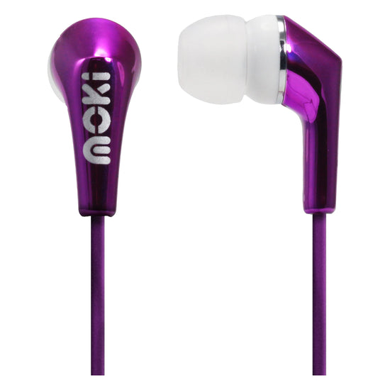 MOKI Metallics Earphone - Pink