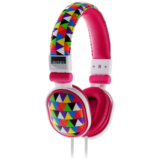 Moki Triangle Pattern soft cushioned headphone