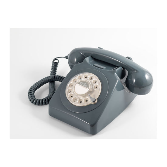 GPO RETRO GPO 746 ROTARY TELEPHONE - GREY