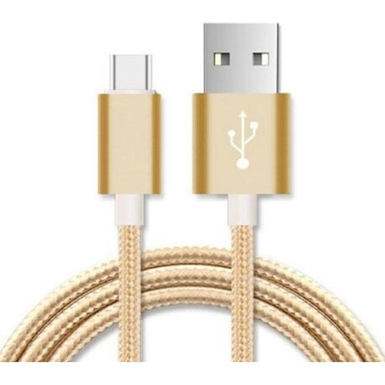 ASTROTEK 1m Micro USB Data Sync Charger Cable Cord Gold Color for Samsung HTC Motorola Nokia Kndle Android Phone Tablet & Devices