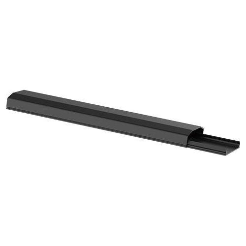 BRATECK Plastic Cable Cover - 250mm Material: Polyvinyl ChloridePVC Dimensions 60x20x250mm - Black