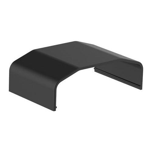 BRATECK Plastic Cable Cover Joint Material:ABS Dimensions 64x21.5x40mm - Black