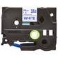 Genuine Brother TZe-263 Labelling Tape Cassette  Blue on White, 36mm wide, 8m long Compatible with a wide range of Brothers P-touch printers