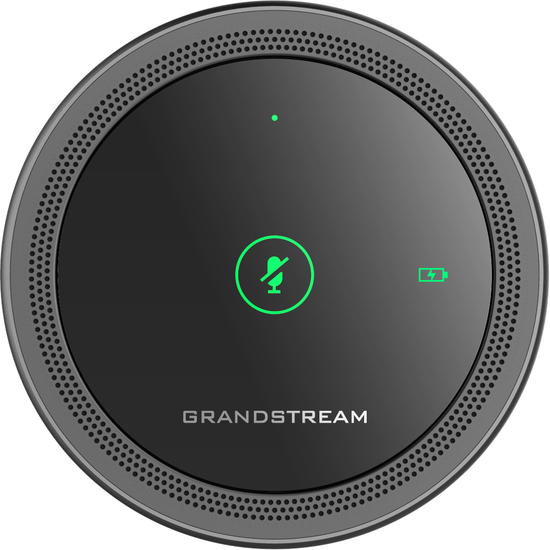 GRANDSTREAM GMD1208 Desktop Wireless Expansion Microphone, Bluetooth, 1500mA Li-ion Battery, 8 Omni Microphones, Opus