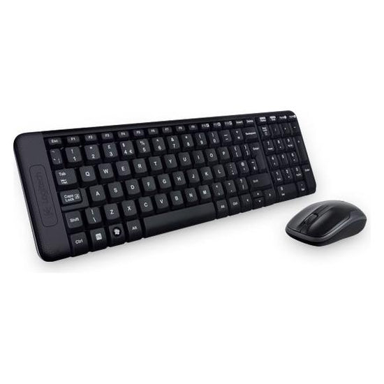 LOGITECH MK220 Wireless Keyboard & Mouse Combo Much smaller design, same keys 2.4 GHz 128-bit AES encryption Fewer battery hassles