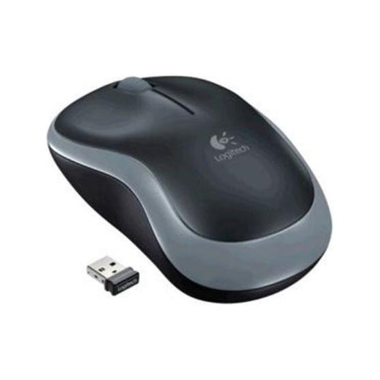 Logitech M185 Wireless Mouse Nano Receiver Grey 1-year battery life Logitech Advanced 2.4 GHz wireless connectivity