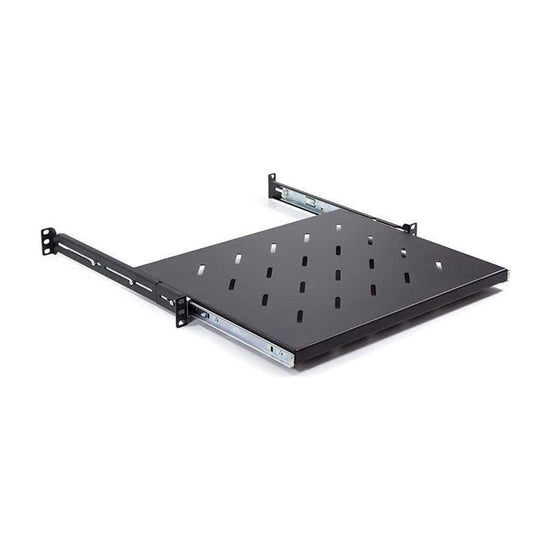 LDR Sliding 1U Shelf Recommended for 450mm to 600mm Deep Server Racks, Supports rail to rail depth of 365mm to 500mm