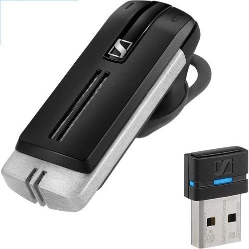 SENNHEISER Premium Bluetooth UC Headset for Mobile and Office applications on Lync. Includes BTD 800 dongle for joint pairing to mobile plus Lync 25 m