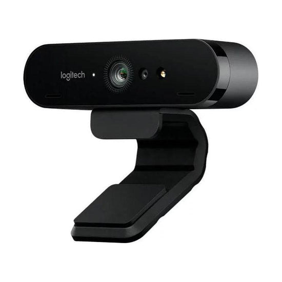 Logitech BRIO 4K Ultra HD Webcam HDR RightLight3 5xHD Zoom Auto Focus Infrared Sensor Video Conferencing Streaming Recording Windows Hello Security