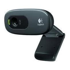 LOGITECH C270 3MP HD Webcam 720p/30fps, Widescreen Video Calling, Light Correc, Noise-Reduced Mic for Skype, Teams, Hangouts, PC/Laptop/Macbook/Tablet