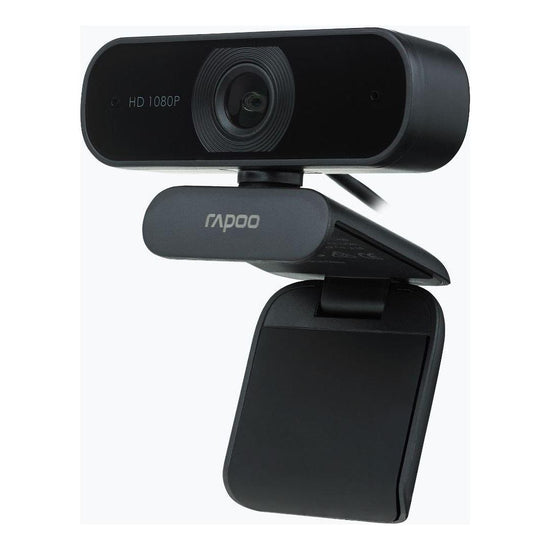RAPOO C260 Webcam FHD 1080P/HD720P, USB 2.0 Compatible Win7/8/10, Mac OS X 10.6 or above, Chrome OS and Android V5.0 or above - Ideal for TEAMS, Zoom