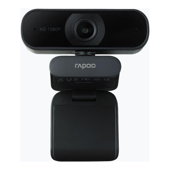 RAPOO C260 Webcam FHD 1080P/HD720P, USB 2.0 Compatible Win7/8/10, Mac OS X 10.6 or above, Chrome OS and Android V5.0 or above - Ideal for TEAMS, Zoom