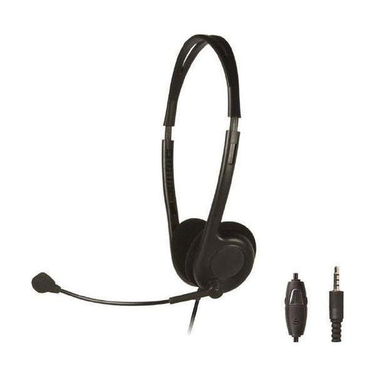 Shintaro Light Weight Headset with Boom Microphone Single Combo 3.5mm Jack