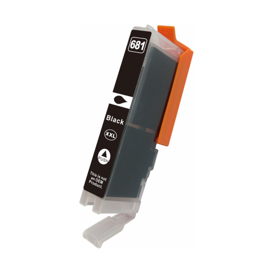 Premium Black Compatible Inkjet Cartridge Replacement for CLI-681BKXL