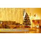 USB Powered 300 LED Curtain String Light with 8 Modes and Remote Control for Bedroom Party Wedding Decorations