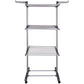 3 Tier Foldable Clothes Drying Rack for Laundry Dryer with Hanger Stand Rail Indoor