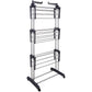 3 Tier Foldable Clothes Drying Rack for Laundry Dryer with Hanger Stand Rail Indoor