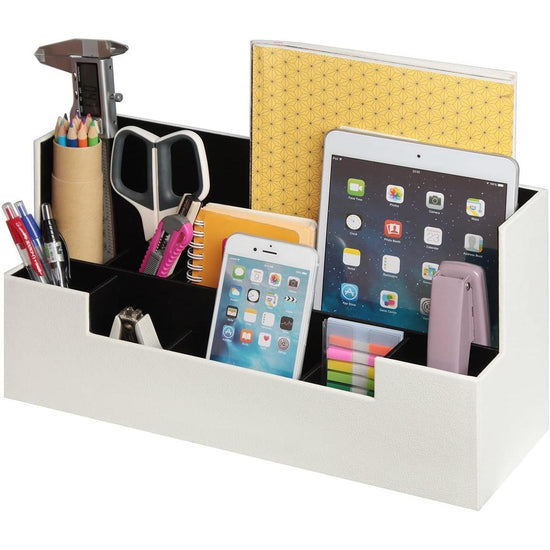 Desk Supplies Office Organizer Caddy (White)