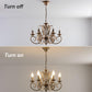 French Country Chandelier, 6 Lights, Rustic