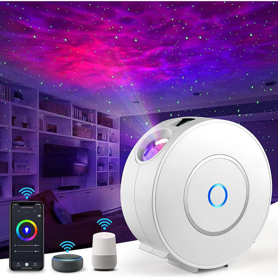 Star Projector Galaxy Light Bedroom connected with Alexa and Google Home