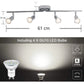 Modern 4 Light Track Lighting Kit LED (Chrome)