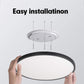 LED Ceiling Light Fixture, Natural Light, 28W 4500K ,Black