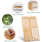 CARLA HOME Foldable Bamboo Dish Drying Rack for Kitchen