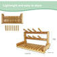 CARLA HOME Portable Bamboo Baby Bottle Drying Rack