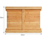 Chopping Board with with 2 Organiser Stainless Steel Trays Containers