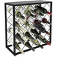 Freestanding Metal Wine Rack for 25 Bottles