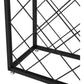 Freestanding Metal Wine Rack for 25 Bottles