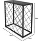 Freestanding Metal Wine Rack for 25 Bottles