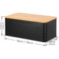 Bread Bin with Bamboo Lid used as Chopping Board for Kitchen Countertop