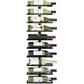 Metal Wall Mount Wine Rack for Wine Bottles, Liquor, Champagne (Holds 10 Bottles)