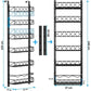 6 Tier Adjustable Baskets Over Door Pantry Organiser for Home Kitchen