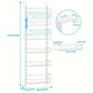 6 Tier Adjustable Baskets Over Door Pantry Organiser for Home Kitchen